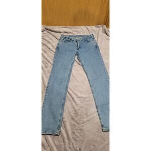 Levis 514 Straight Fit Mens Jeans 32x34 Medium Wash Blue Denim Classic Casual